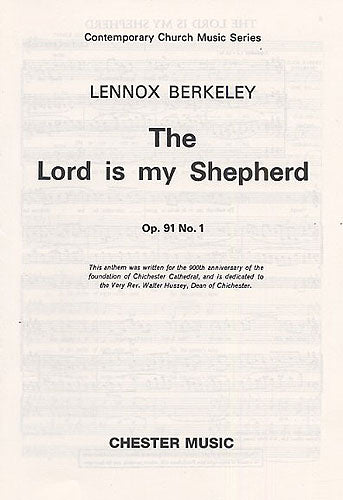 The Lord Is My Shepherd Op.91 No.1