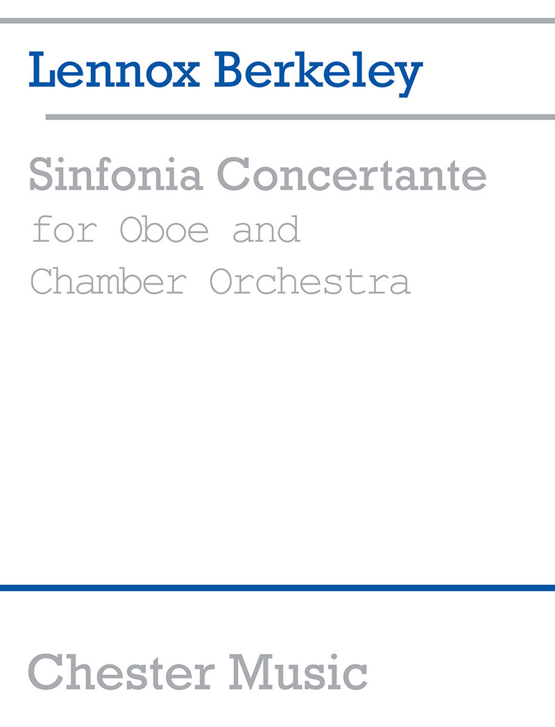 Sinfonia Concertante Op.84 (Oboe/Piano)