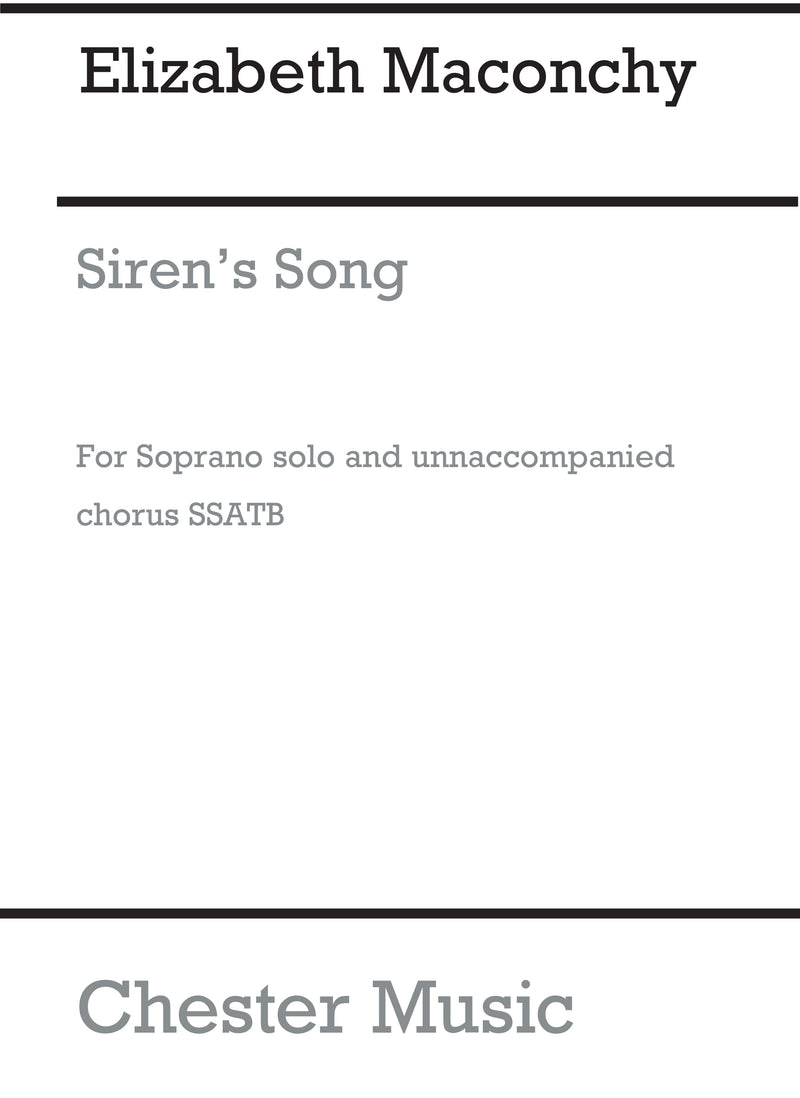 Siren's Song for SATB Choir