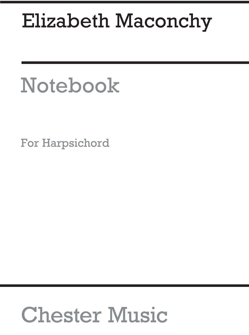 Elizabeth Maconchy Notebook For Harpsichord