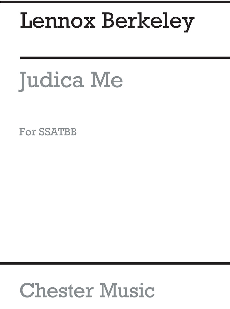 Judica Me Op.96 No.1