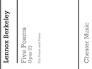 Five Poems Op.53