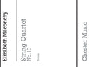 String Quartet No.10 (Score)