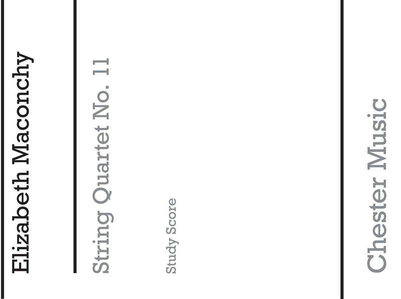 String Quartet No.11 (Study Score)