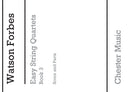 Easy String Quartets Book 3