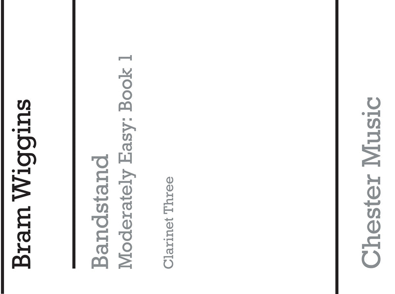 Bandstand Moderately Easy Book 1 (Clarinet 3)