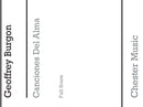 Canciones Del Alma (Full Score)