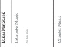 Intimate Music for Cello Solo