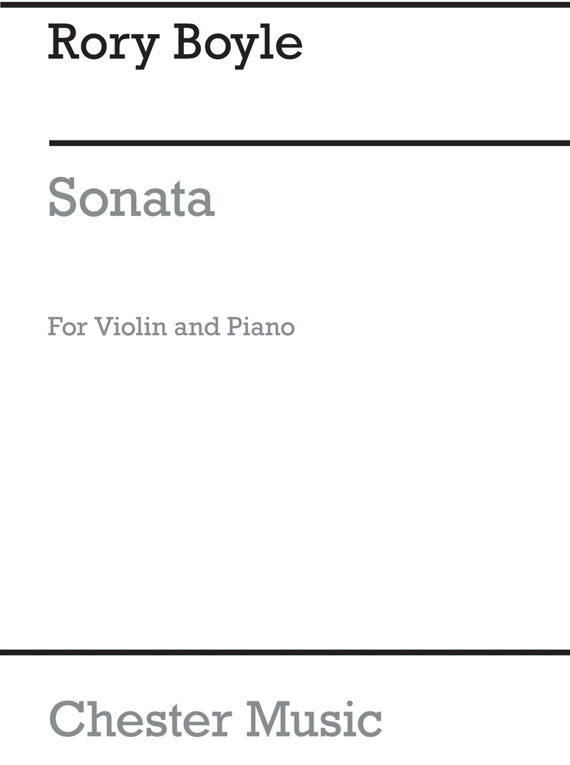 Sonata For Violin And Piano