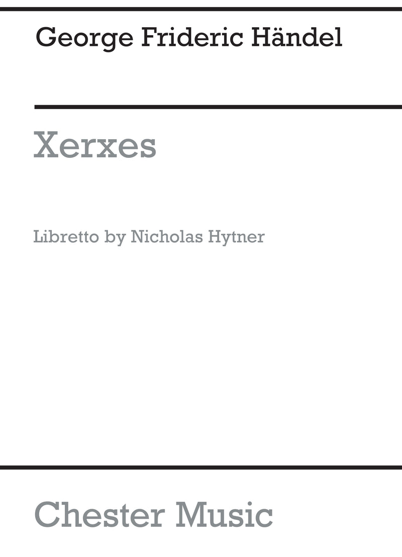 Xerxes (Libretto)