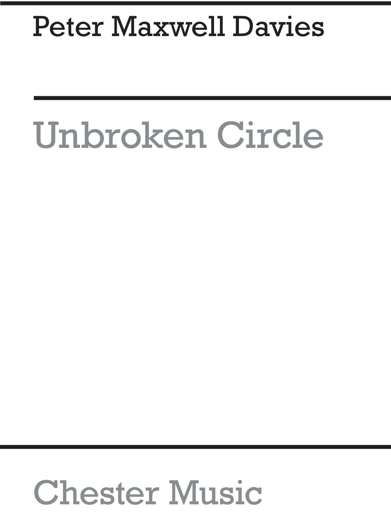 Unbroken Circle (Miniature Score)