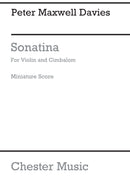 Sonatina For Violin And Cimbalom (Miniature Score)
