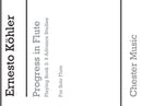 Progress In Flute Playing Op.33 Book 3