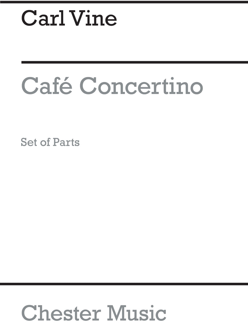 Café Concertino (Set of Parts)