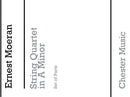 String Quartet In A Minor (Parts)