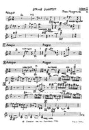 String Quartet (Parts)