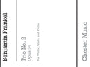 String Trio No.2 Op.34 (Parts)