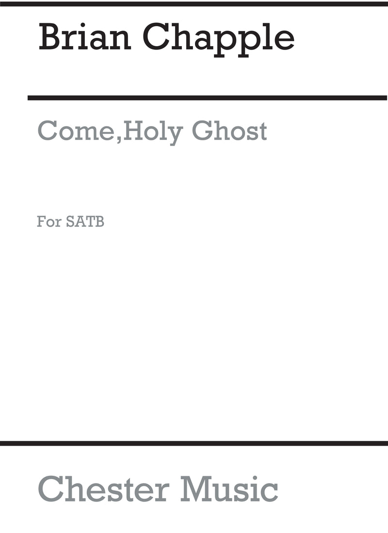 Come, Holy Ghost