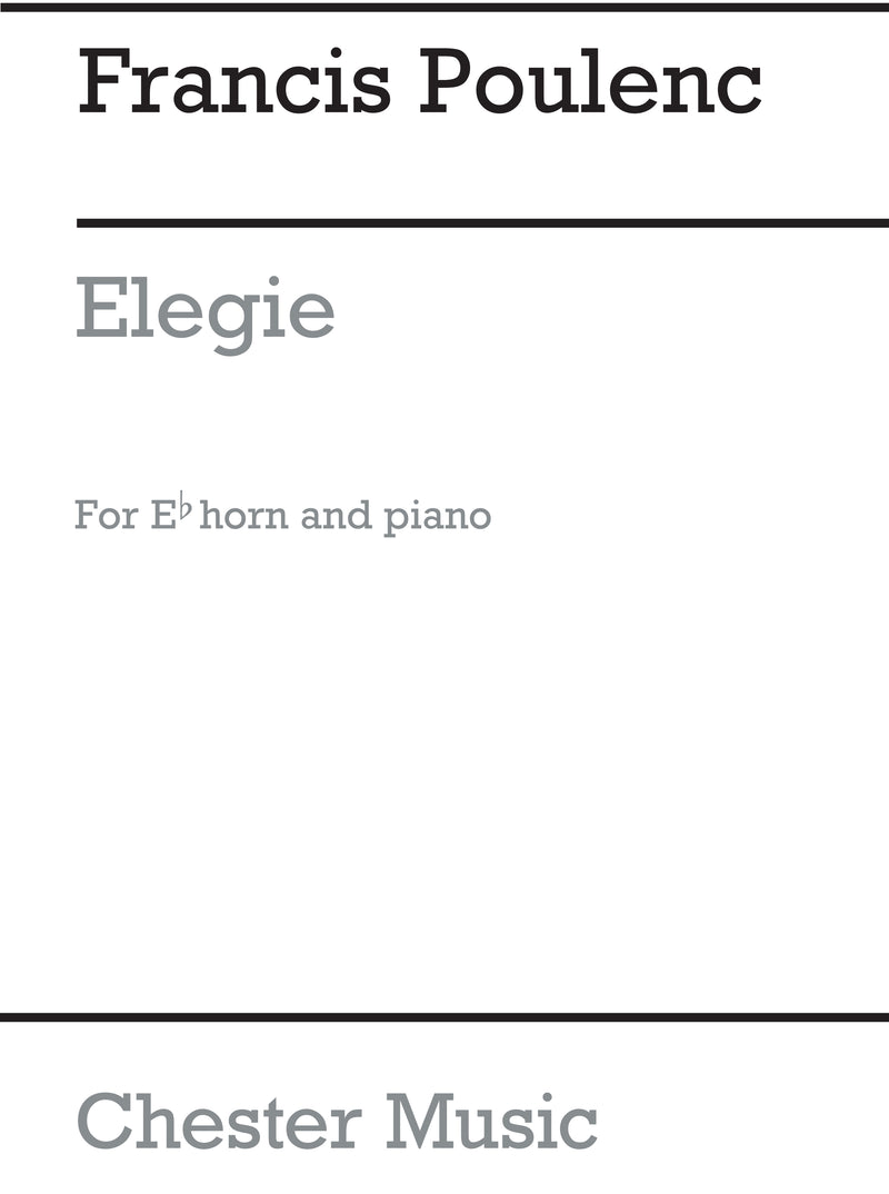 Elegie (E-flat horn)