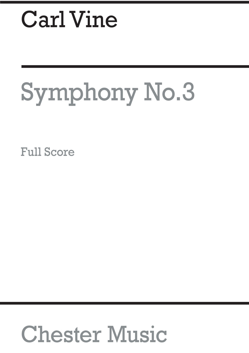 Symphony No.3 (Full Score)