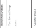 Two Sacred Songs Op.33