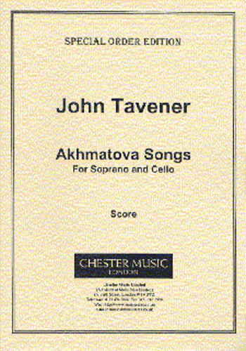 Akhmatova Songs (Soprano, Cello)