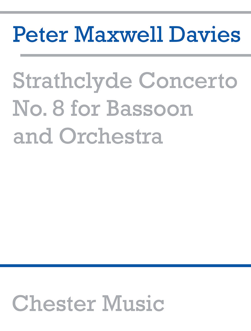 Strathclyde Concerto No. 8 (Bassoon/Piano)