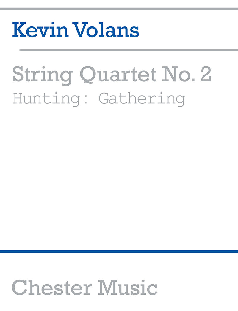 String Quartet No. 2 Hunting (Score)