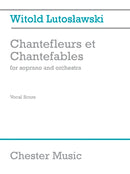 Chantefleurs Et Chantefables (Soprano/Piano)
