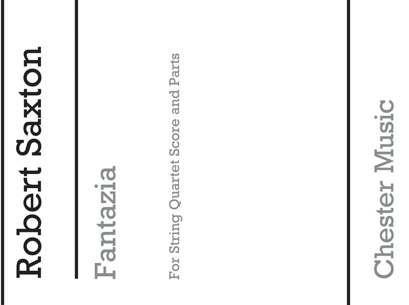 Fantazia For String Quartet (Set)