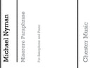 Miserere Paraphrase (Saxophone/Piano)