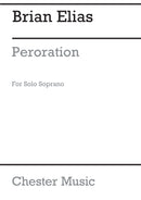 Peroration For Soprano