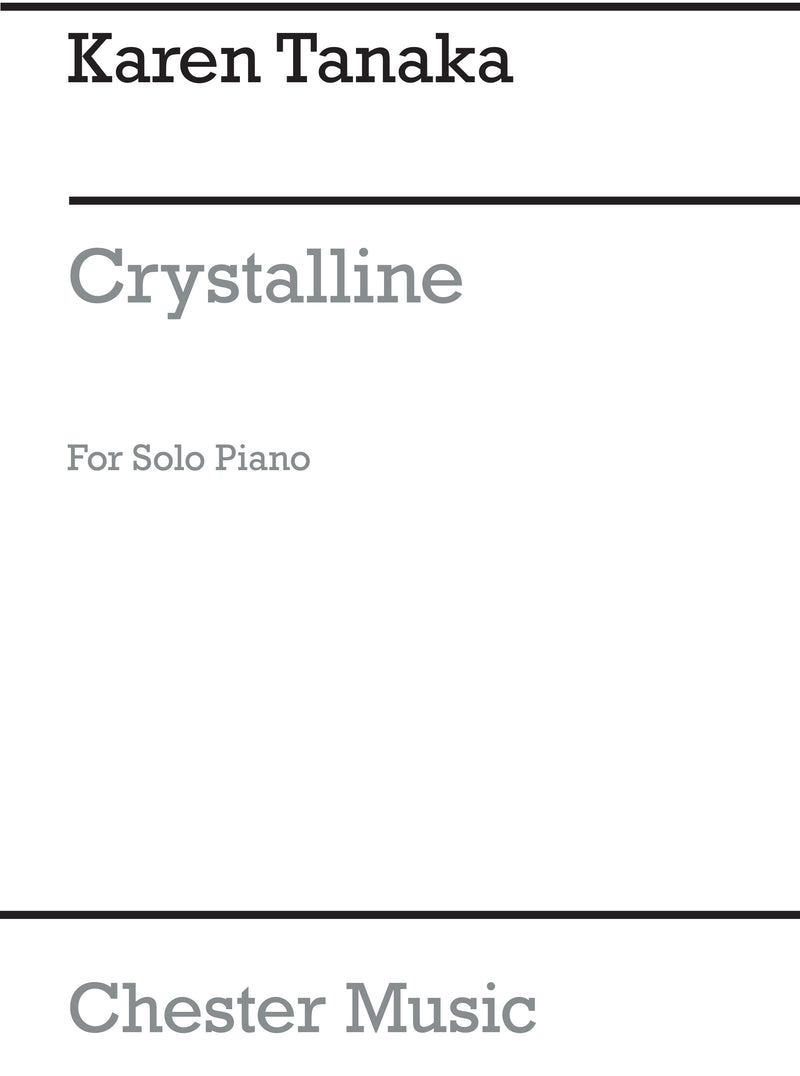 Crystalline For Solo Piano