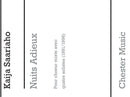 Nuits Adieux (SATB)