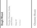 Trio For Clarinet, Cello And Piano Op.40 (Score)
