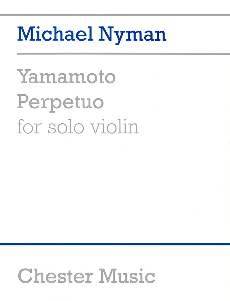 Yamamoto Perpetuo for Solo Violin