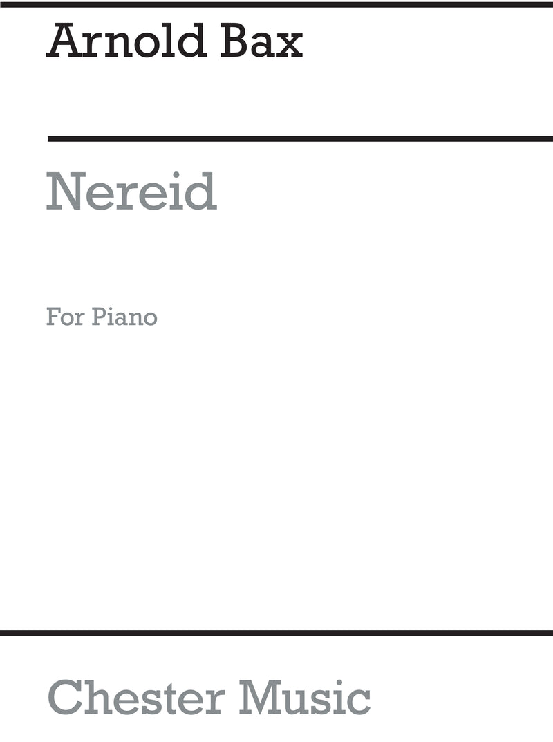 Nereid for Piano Solo
