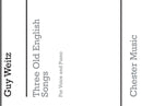 Three Old English Songs