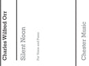 Silent Noon for Voice and Piano