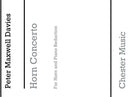 Horn Concerto (Horn And Piano)