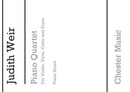 Piano Quartet (Piano Score)