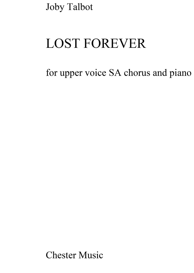 Lost Forever (SA/Piano)