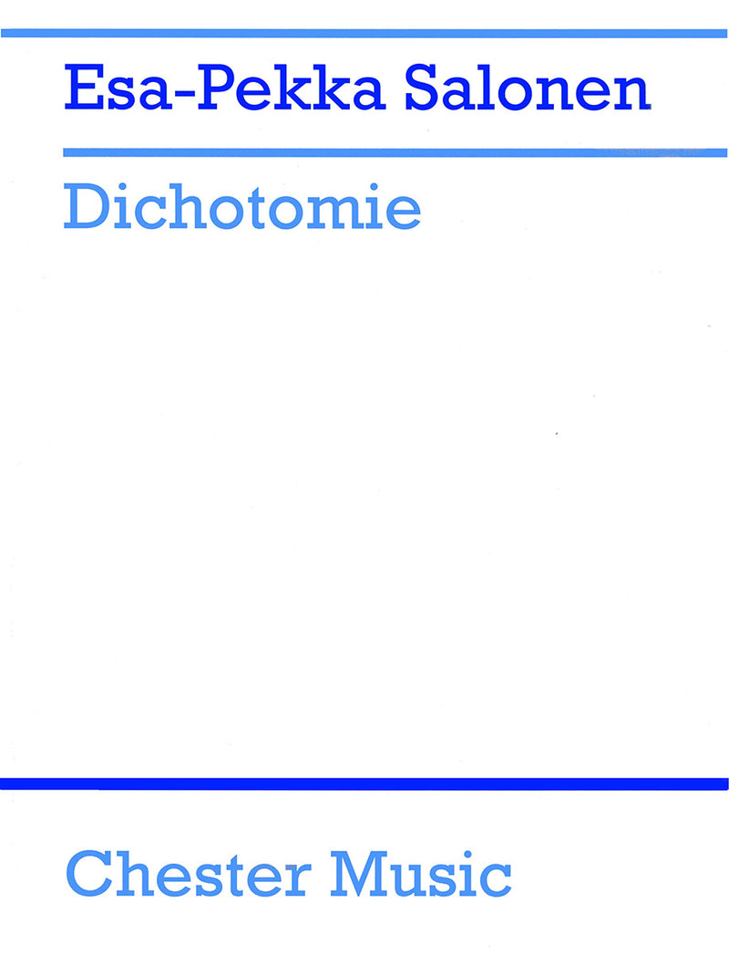 Dichotomie Piano Score