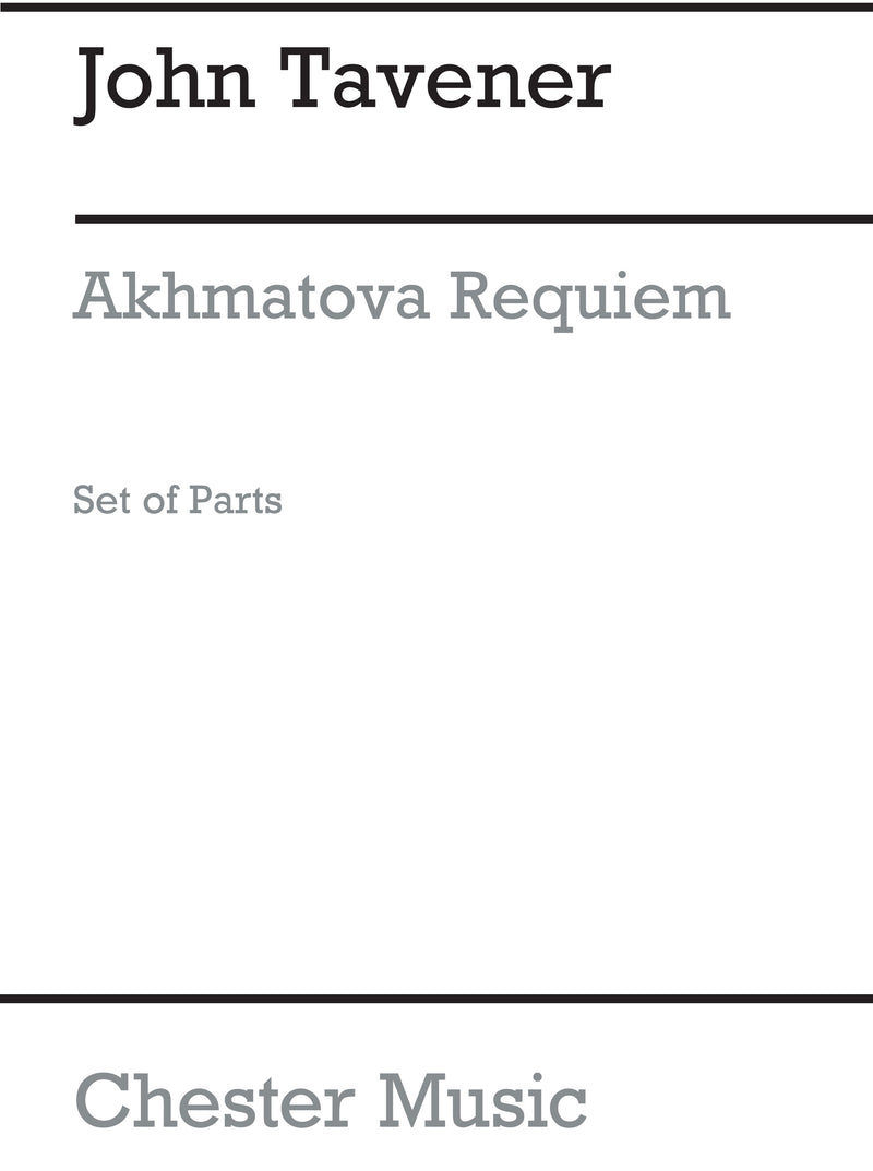 Akhmatova Requiem (Parts)
