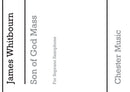 Son Of God Mass (Soprano Saxophone Part)