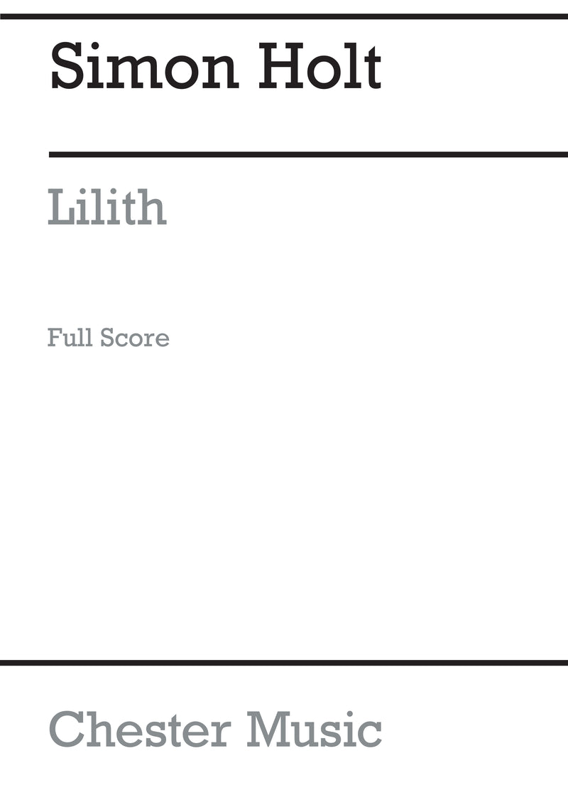 Lilith (Full Score)