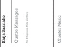 Saariaho Quatre Messages