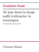 Un Pas Dans La Neige Suffit A Ebranler Un Montagne