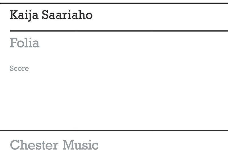 Folia (Performing Score)
