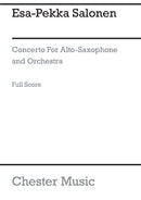 Concerto For Alto Saxophone And Orchestra (Score)